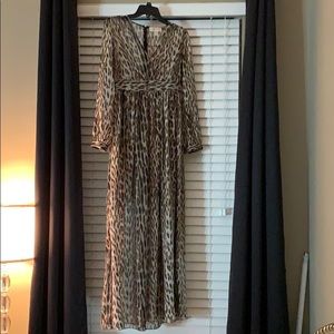 Michael Kors Long Sleeve Maxi Dress